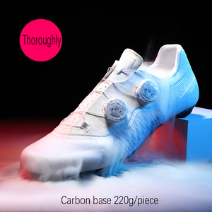 Nuove <span class=keywords><strong>Scarpe</strong></span> <span class=keywords><strong>da</strong></span> <span class=keywords><strong>Ciclismo</strong></span> su Strada in Fibra di Carbonio Ultra-leggere e Traspiranti, Alta Durezza, <span class=keywords><strong>Comode</strong></span>, Antiscivolo, Resistenti all'Usura, alla Moda - Product Image 2