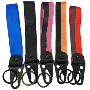 Vente chaude d'usine, porte-clés tissé personnalisé en tissu de vol, broderie, avec votre propre logo - Product Image 2