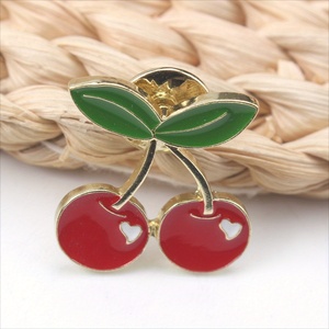 Nueva insignia de planta de cereza bonita, mochila escolar Popular a la moda, accesorios de ropa, broche para hombres y mujeres, regalo - Product Image 2