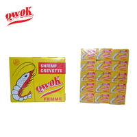 Cubes d'assaisonnement pour crevettes de marques africaines célèbres, cubes de bouillon de crevettes