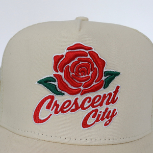 Casquettes d'été Gorras pour adultes avec logo rose, brodées directement par le fabricant, casquettes de camionneur structurées à 5 panneaux pour l'extérieur - Product Image 6