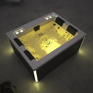<span class=keywords><strong>Spa</strong></span> <span class=keywords><strong>de</strong></span> massage Jaccuzzi autoportant en acrylique pour 4 personnes Chute d'eau à débordement <span class=keywords><strong>de</strong></span> 2m Balboa en option Bain à remous portable en plastique Salle <span class=keywords><strong>de</strong></span> bain - Product Image 1
