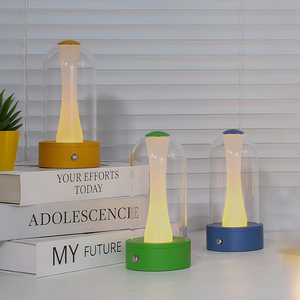 USB Sạc <span class=keywords><strong>LED</strong></span> đèn bàn với cảm ứng bầu không khí tính năng sáng tạo Bắc Âu thiết kế cho cắm trại ăn uống thanh Quà Tặng làm bằng nhựa - Product Image 6