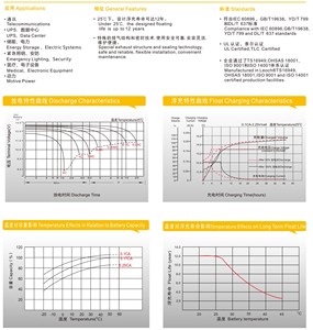 LEOCH DJM12200 12 В 200Ah серия DJM свинцово-кислотная батарея для UPS Power Communication солнечная панель накопитель энергии - Product Image 6