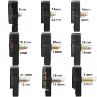 Mouvement d'Horloge Murale DIY à Quartz, Stock International, Mouvement de Pendule Silencieux pour Montre Faite Main, Diverses Spécifications, Silencieux