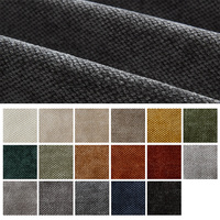 Rideaux en polyester de luxe tissu de canapé de meubles d'ameublement en velours élégant européen