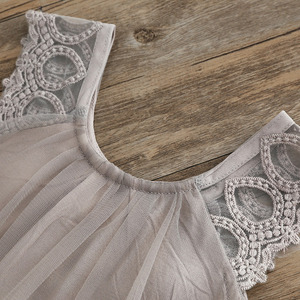 Little Girls Child Clothes <b>Stitching</b> Designs Dress Material Photo Tutu Birthday Dress From China Supplier - Product Image 3