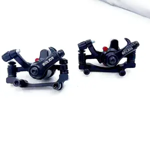 Line Pulling MTB Mountain Road Bike Hydraulic Disc Brake Calipers Front Rear Cable Control Bicycle Mechanical Caliper Brake Set