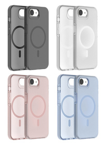 Mạnh Mẽ Magnetic Trường Hợp Đối Với <span class=keywords><strong>iPhone</strong></span> SE <span class=keywords><strong>4</strong></span> da-Cảm Giác Matte Tinh Khiết PC Cứng Trường Hợp Điện Thoại Đối Với <span class=keywords><strong>iPhone</strong></span> Se4 Từ Trường Hợp - Product Image 3