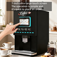 Machine à café automatique de type « Bean to Cup » - Distributeur automatique de café expresso fraîchement moulu pour les bureaux et les hôtels
