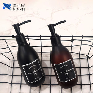 Dispensador de Jabón Líquido Minnie de 500 ml, Botella de PET Esmerilada con Cabezal Dosificador para Productos de Cuidado Diario - Product Image 2