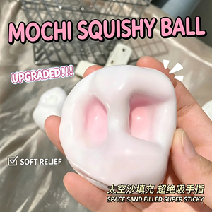 Juguete Sensorial Antiestrés de Silicona TPE Ultrasuave de 6 cm, Bola Mochi Hecha a Mano para Aliviar el Estrés en Piel Delgada, Juguete Educativo para Edades de 2 a 13 Años - Product Image 3
