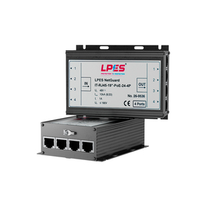 Parafoudre Ethernet PoE 24V Cat5 en ligne RJ45 pour la protection des lignes de données - Product Image 6