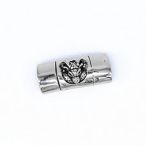 yunnique Stainless Steel Magnetic <b>Bracelet</b> Buckle Animal Shape Casting <b>Silver</b> Color Accessory for Fashion <b>Bracelets</b> - Product Image 5