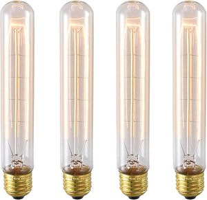 Edison Retro Dimmable Lampe avec Verre Ambre Clair Blanc Chaud Ampoule E26 <span class=keywords><strong>Base</strong></span> pour Restaurant AC220 240V Laiton T185 T225 <span class=keywords><strong>T300</strong></span> - Product Image 2