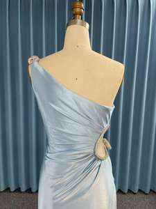 Abiti da sera a sirena tagliati <span class=keywords><strong>monospalla</strong></span> da donna con strass 4XL Anti-statico traspirante - Product Image 2