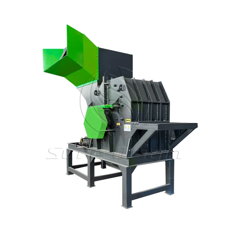 La máquina trituradora de chatarra adopta una unidad independiente de doble eje, trituradora de Metal portátil, coche y bicicleta de alta eficiencia