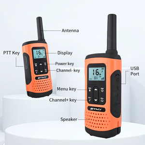 Dual PTT Radio UHF 400-480MHZ Analog handheld <b>walkie</b> <b>talkie</b> long distance Channel Scanning multi color to choose ETMY ET-T8 - Product Image 5