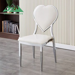 Silla de Comedor Apilable de Acero Inoxidable con Respaldo Sólido, Estilo Contemporáneo, Chapada en Oro de Lujo, para Bodas, Banquetes, Apartamentos y Fiestas - Product Image 3