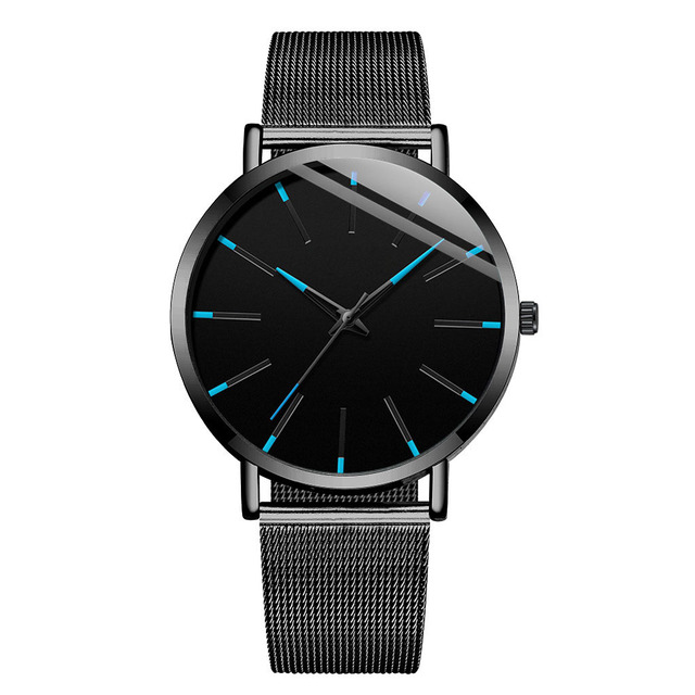Factory Brand Your Own Minimalist Men Watches Custom Logo Wristwatch for Leather Magnetic Mens Band Watch