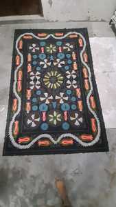 Custom made Artisan Suzani <b>Quilts</b> Cotton & Silk Embroidered Throws for Luxury Interiors. Ideal for gifting and personal use - Product Image 6