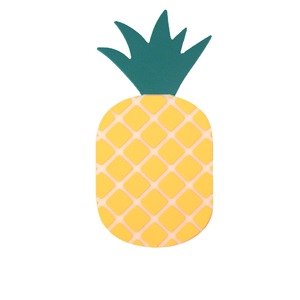 Silicone Fruit <b>Coaster</b> <b>Set</b> Strawberry Pineapple Avocado Lemon Heat Insulating Non Slip Mat For Tea Coffee Cup Protection - Product Image 4