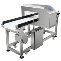 Détecteur de métaux vertical automatique en acier inoxydable 304 pour l'inspection par chute gravitaire des snacks et des céréales