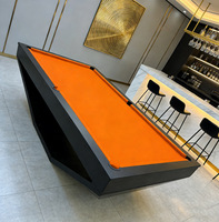 Table de billard professionnelle 9FT en ardoise avec structure en bois, design en V, nouvelle collection, prix de gros, en promotion