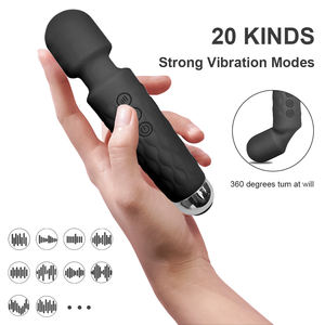 Boîte personnalisée gratuite <span class=keywords><strong>Mini</strong></span> vibrateur puissant jouets sexuels pour femme Av baguette magique vibrateurs stimulateur de Clitoris masturbateur gode jouets - Product Image 3