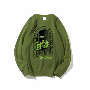 T-shirt ample à col rond en coton épais, imprimé Emo Hip-Pop <span class=keywords><strong>so</strong></span> LONELY, minimaliste, tendance, intemporel, pour l'intérieur - Product Image 1