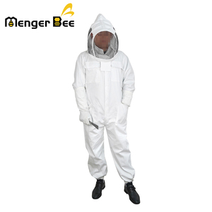 Factory Supplies New Professional Beekeeping <b>Suits</b> 100% Cotton with Custom Logo and Round Veil - Product Image 4