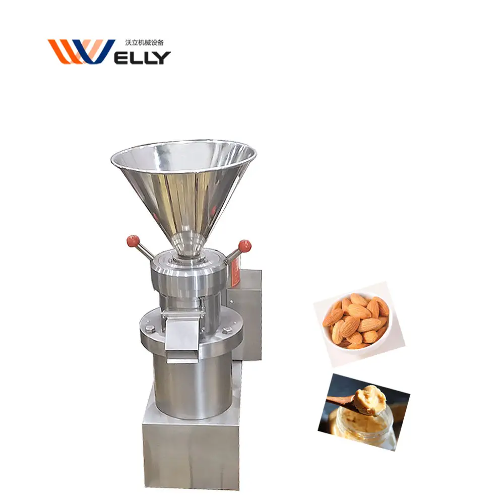 Snelle Levering Knoflook Gemberpasta Maken Pistache Colloïde Molen Pinda Chili Cashewnoten Boter Machine Industrieel