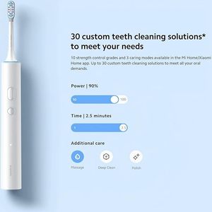 Cepillo de Dientes Eléctrico Inteligente MIJIA Recargable con Control por Aplicación, <span class=keywords><strong>Cargador</strong></span> Inalámbrico, 2 Modos Personalizados, Batería de 150 Días, Resistente al Agua IPX8, T501 - Product Image 5