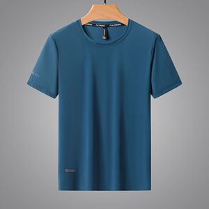 T-shirt Homme Grande Taille Ample à Manches Courtes <span class=keywords><strong>en</strong></span> Soie Glacée Creuse à Séchage Rapide avec Sérigraphie, Nouveauté <span class=keywords><strong>Vente</strong></span> <span class=keywords><strong>en</strong></span> <span class=keywords><strong>Gros</strong></span> - Product Image 4