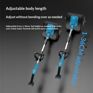 Motoculteur rotatif rechargeable au lithium-ion, micro-tilleur haute vitesse pour le labourage du sol, machine silencieuse pour le desserrage du sol, petit outil de jardinage - Product Image 2