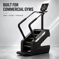 AUGER Appareil de cardio-training professionnel pour grimper les escaliers, robuste, avec console numérique AUGER