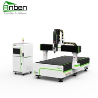 Machine de découpe CNC pour bois AN1325 4D avec broche unique et contrôle DSP, conçue par Autocad Designs