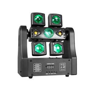 Mini projecteur LED 4-en-1 <span class=keywords><strong>Dragonfly</strong></span> avec faisceau stroboscopique RGBW pour bars, soirées, spectacles et éclairage DJ/discothèque - Product Image 3