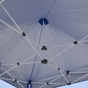 Tente de randonnée automatique 2x2m, petite taille, coupe-vent, <span class=keywords><strong>abri</strong></span> portable blanc avec poteaux réglables pour pêcheurs et camping en extérieur - Product Image 2