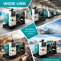 Cummins Open-Frame 50kW 75kW 100kVA 200kVA 400kVA 3000kVA 3-Phasen 400/220V Erdgas-Turbinengeneratoren zum Verkauf