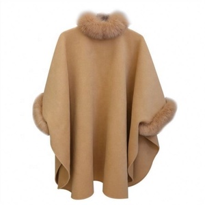 New Design Casual Wool <strong>Coat</strong> for <strong>Women</strong> Long Winter Formal Jacket with Fur Warm Poncho Shawl Cloak in Plus Sizes <strong>S</strong>-5XL - Product Image 5