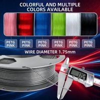 Filament d'imprimante 3D PLA qui brille dans le noir, 1,75 mm, 0,5 kg, néon doux luminescent, FDM, température d'impression 210°C