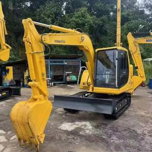 Original Japan Second-<b>hand</b> Excavator Komatsu Pc60 6ton <b>Mini</b> Excavator Used <b>MINI</b> Crawler Excavator - Product Image 1