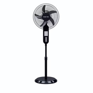 Ventilador Solar Recargable de 16 Pulgadas con Luz LED y Panel Solar, de Alta Eficiencia Energética y una Sola Velocidad - Product Image 2