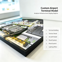 Modèle d'affichage personnalisé des infrastructures aéroportuaires et des terminaux aériens