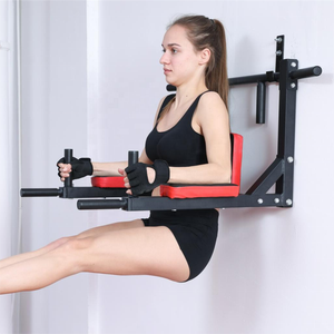 Gimnasio en casa montado en la pared Pull <span class=keywords><strong>up</strong></span> Bar Chin <span class=keywords><strong>up</strong></span> Bar Fitness Equipment Pull-<span class=keywords><strong>up</strong></span> Bar Dip Station Marco de suspensión - Product Image 4