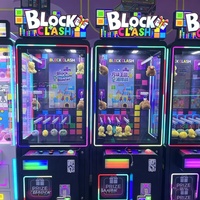 Machine de jeu Block Clash |   Distributeur automatique de billets à monnayeur avec garantie d'un an, en anglais