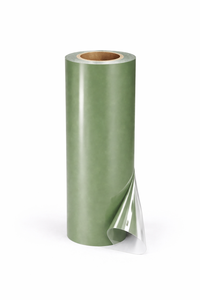 KPTECH Green High Gloss PU Leather Sheet Roll <b>Self</b> <b>Adhesive</b> Vinyl Wrap for Furniture Interior Decor - Product Image 1
