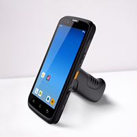 IP65 Rugged Android 12 UHF RFID 4G Escáner de código de barras Quad Core CPU Industrial PDA con colector de datos de huellas dactilares en stock