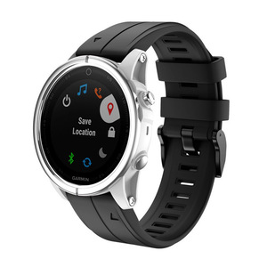 Factory Easyfit Muñequera para <span class=keywords><strong>Garmin</strong></span> <span class=keywords><strong>Fenix</strong></span> 6s <span class=keywords><strong>X</strong></span> 6s Pro <span class=keywords><strong>X</strong></span> EPIX Reloj inteligente Silicona suave Correa de reloj de liberación rápida Goma duradera - Product Image 1